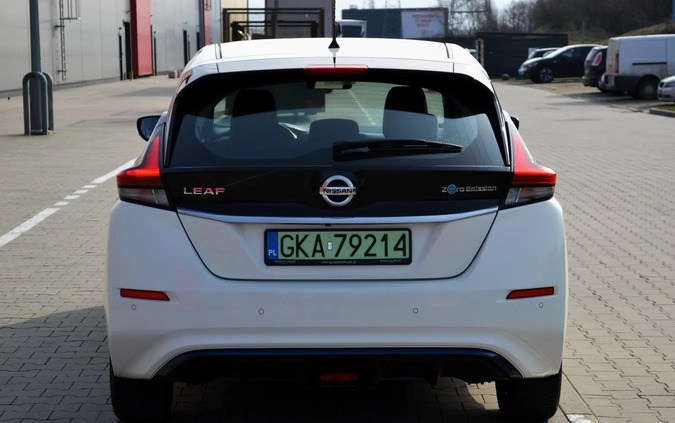 Nissan Leaf cena 62900 przebieg: 37800, rok produkcji 2018 z Gdańsk małe 781